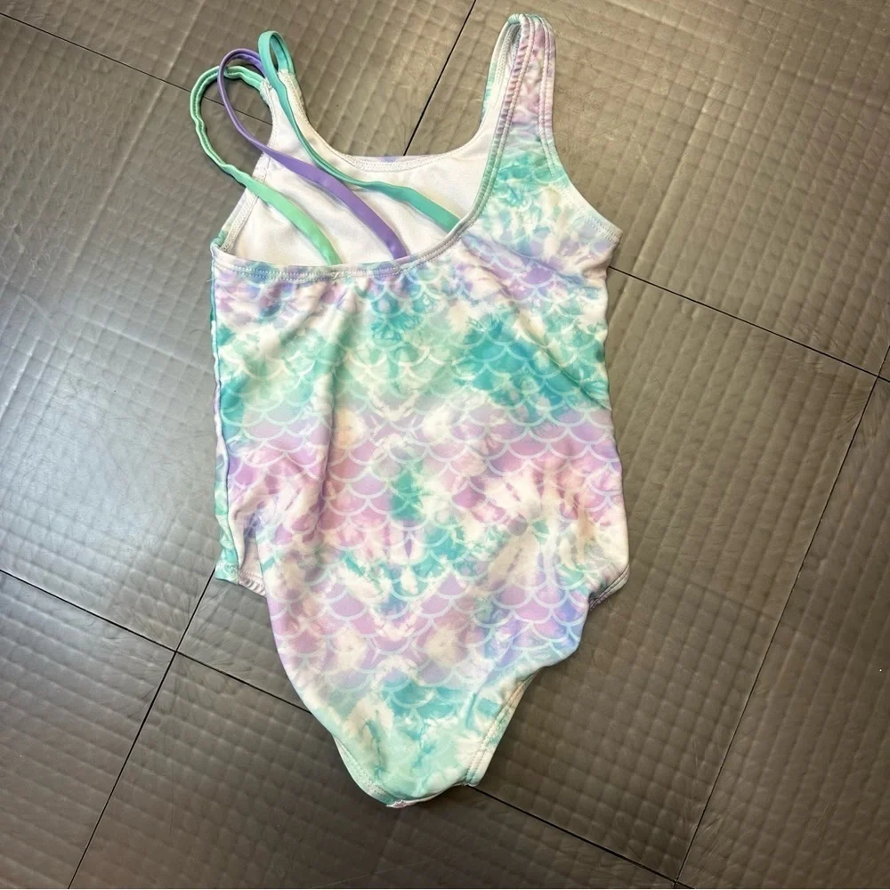 DISNEY PRINCESS LITTLE MERMAID GIRLS 4/5 ONE PIECE SWIMSUIT BATHING SUIT